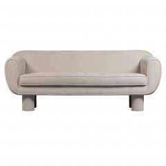 SOFA WITH ROUND LEGS NATURAL 186 - CONTEMPORARY SOFA